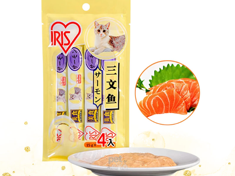 Soup thưởng cho mèo vị cá hồi IRIS Salmon
