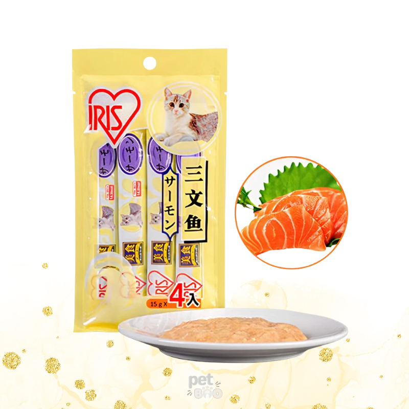 Soup thưởng cho mèo vị cá hồi IRIS Salmon